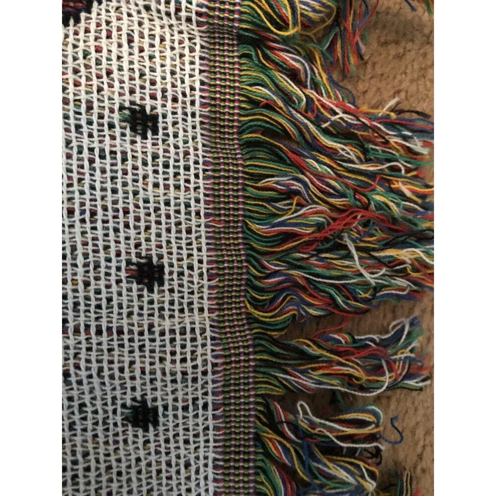 VTG Rug Barn Mother First Holds Your Hand Tapestry 60